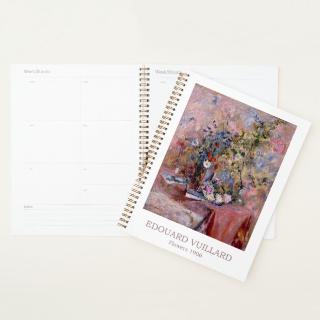 Agenda Flores de 1906 por Edouard Vuillard (Demostración)