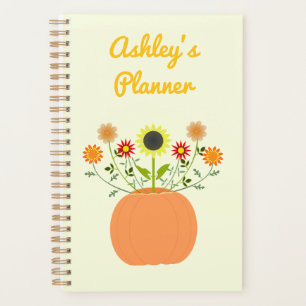 Agenda Flores de Acción de Gracias en Personalizado de Ca