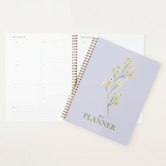 Agenda Flores de Acuarela Kaye y Summer