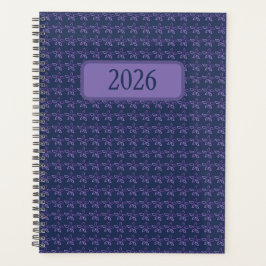 Agenda Flores de Acuarela Purpura