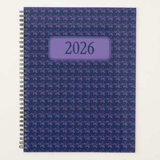 Agenda Flores de Acuarela Purpura