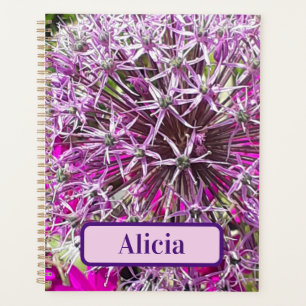 Agenda Flores de alio y verano personalizadas