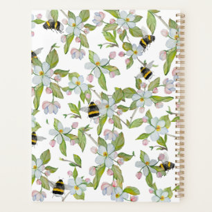 Agenda Flores de jardín de primavera y abejorros