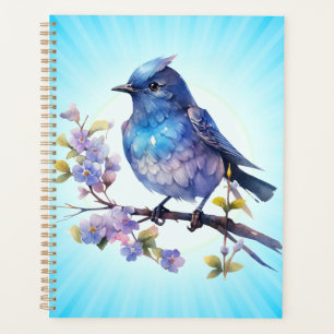 Agenda Flores de pájaro hada Clipart acuarela-73611