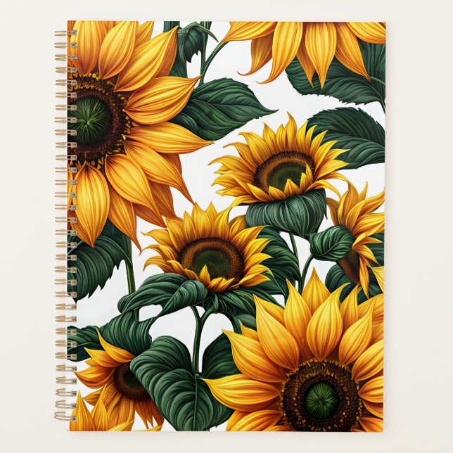 Agenda Flores de sol brillantes (Anverso)