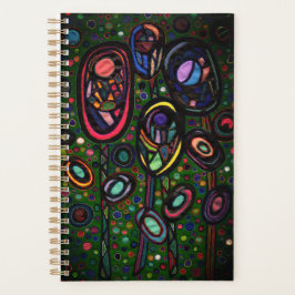 Agenda Flores estampadas