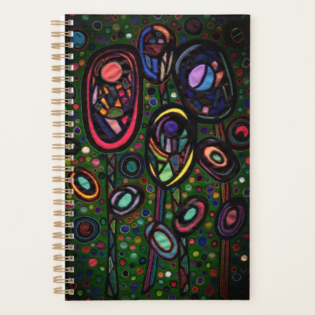 Agenda Flores estampadas (Anverso)