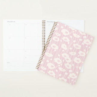 Agenda Flores Frescas | Neutro - Rosa Rubor
