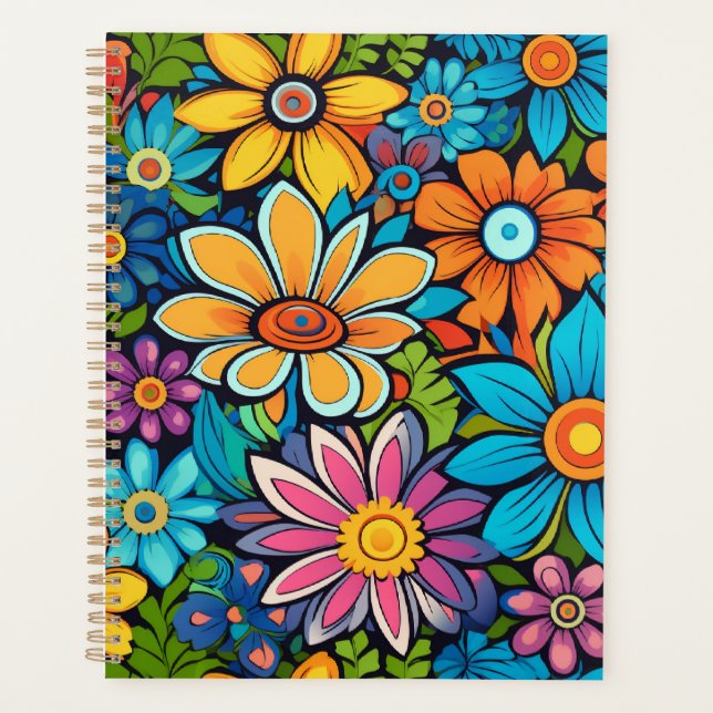 Agenda Flores hippie (Anverso)