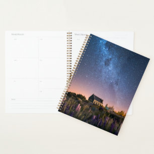 Agenda Flores Lupines Blooming Lake Tekapo Nueva Zeland