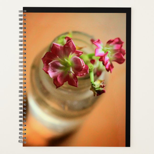 Agenda Flores magenta (Anverso)