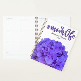 Agenda Flores moradas de lila de lavanda floral #momlife