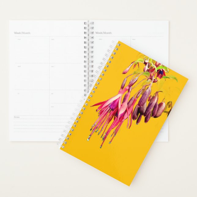 Agenda Flores rojas y violetas (Demostración)