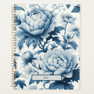 Agenda Flores salvajes de la Chinoserie azul
