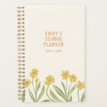 Agenda Flores silvestres amarillas Bonito ilustradas<br><div class="desc">Este planificador de cuadernos enlazado en espiral presenta una cubierta crema con tallos de flores silvestres amarillas e ilustrados, y un texto moderno y reducido que es fácil de personalizar. No olvide editar el texto "devolver si lo encuentra" en la cubierta trasera sólo en funda que su planificador se pierde....</div>