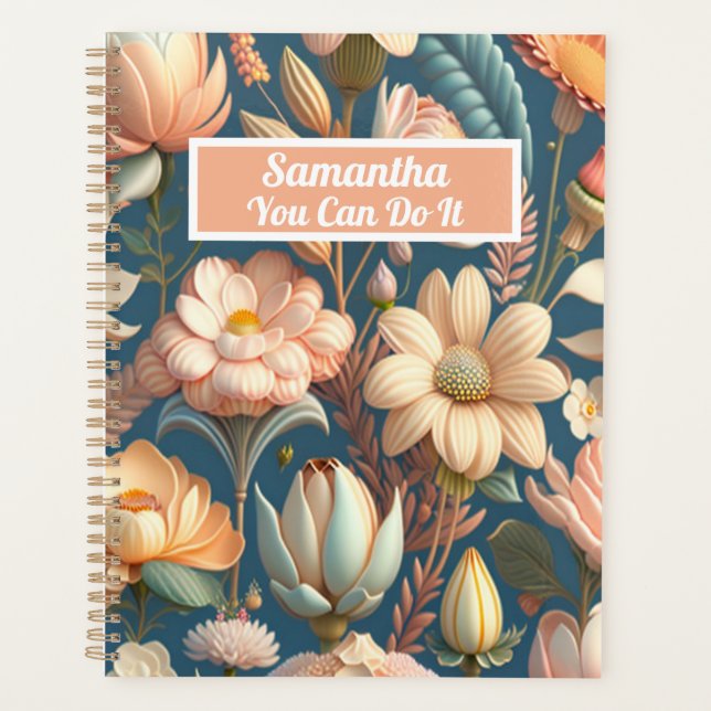 Agenda Flores silvestres amarillas "Lo puedes hacer" pers (Anverso)