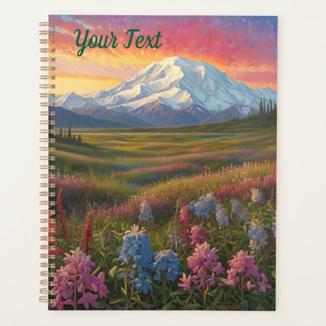 Agenda Flores silvestres de Denali (Anverso)