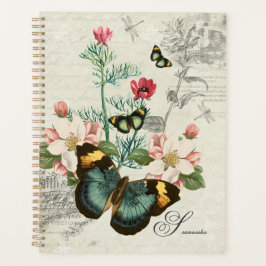 Agenda Flores silvestres de mariposa de Ephemera