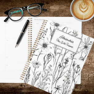 Agenda Flores Silvestres del País Dibujadas