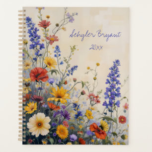 Agenda Flores silvestres espiral floral Botánico