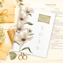 Agenda Flores silvestres Nombre personalizado Sello flora