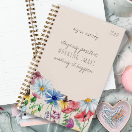 Agenda Flores silvestres y afirmaciones positivas persona
