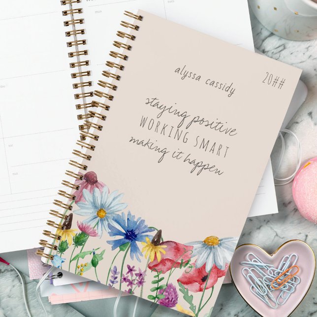 Agenda Flores silvestres y afirmaciones positivas persona (Subido por el creador)