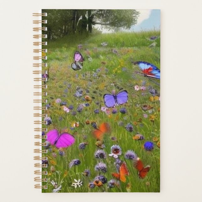 Agenda Flores silvestres y mariposas (Anverso)