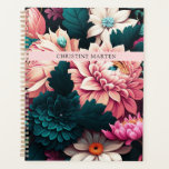 Agenda Flores simples modernas<br><div class="desc">Moderno,  sencillo,  florido Planner,  hermoso regalo para navidades para su familia y amigos. ¡O para que empieces en un feliz año nuevo!</div>