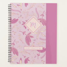 Flores y arcos rosas delgados