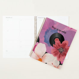 Agenda Flores y vinilo