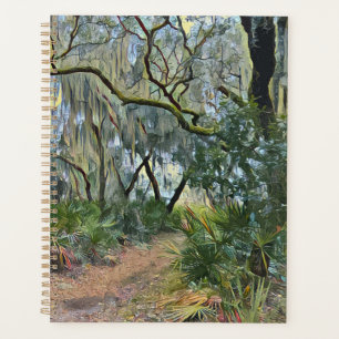 Agenda Florida Lace Arte Impresionante Moss Español