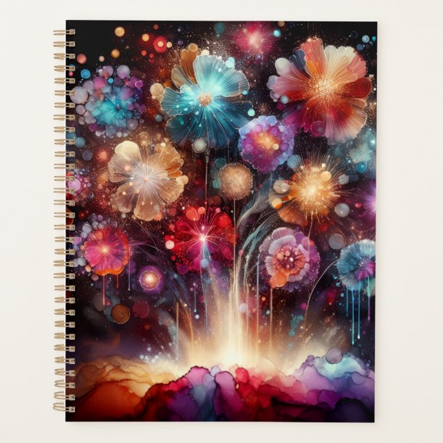 Agenda Flower Fireworks (Anverso)