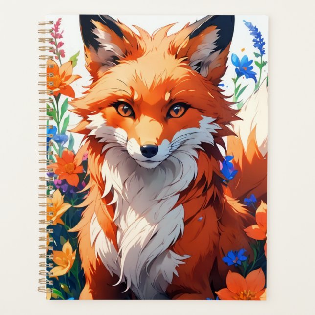 Agenda Flower Fox (Anverso)