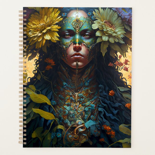 Agenda Flower Goddess Fantasy Art (Anverso)