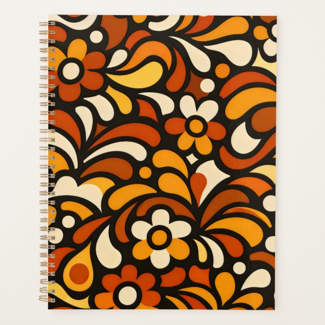 Agenda Flujo de Pétalo Dorado (Anverso)