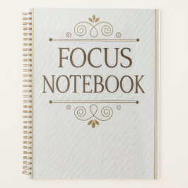 Agenda Focus Notebook - Diseño elegante de serie