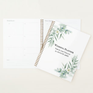 Agenda Follaje verde personalizado