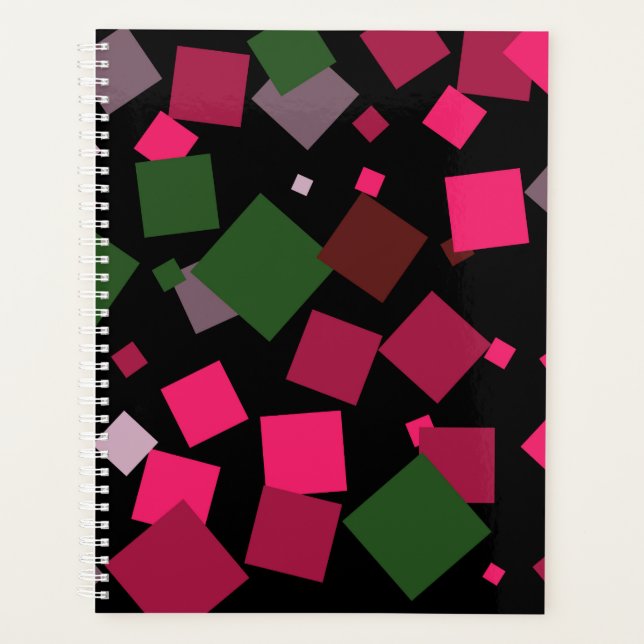 Agenda Fondo colorido abstracto (Anverso)