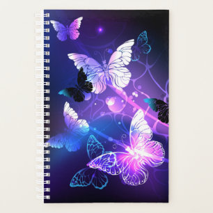 Agenda Fondo con mariposas nocturnas