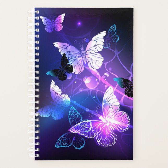 Agenda Fondo con mariposas nocturnas (Anverso)