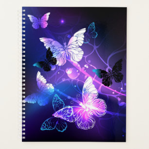 Agenda Fondo con mariposas nocturnas