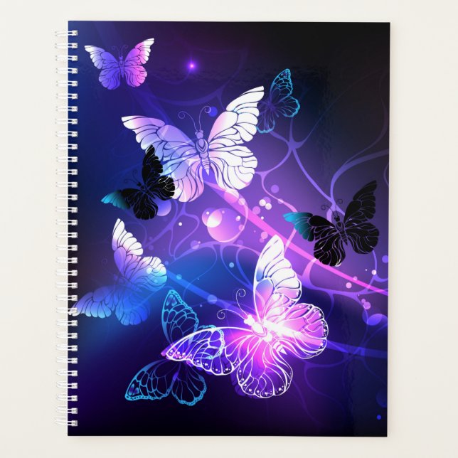 Agenda Fondo con mariposas nocturnas (Anverso)