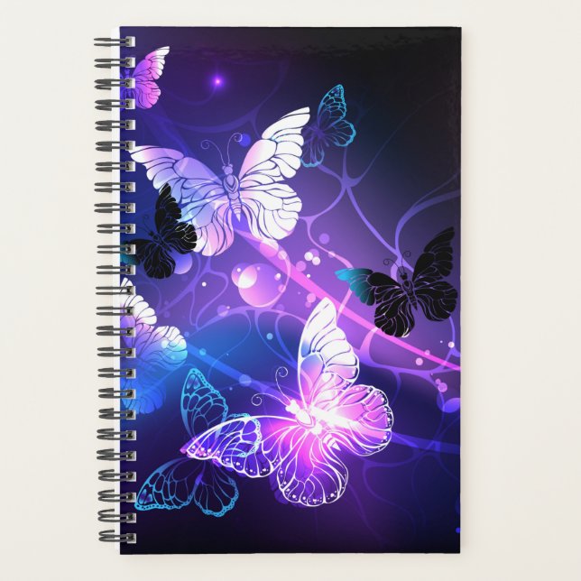 Agenda Fondo con mariposas nocturnas (Anverso)