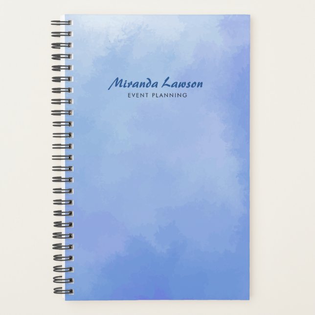 Agenda Fondo de acuarela  (Anverso)