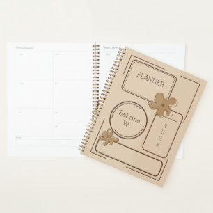 Agenda Fondo de notas de flores de estilo minimalista