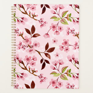 Agenda Fondo rosa de los cerezos en flor