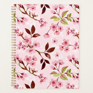Agenda Fondo rosa de los cerezos en flor