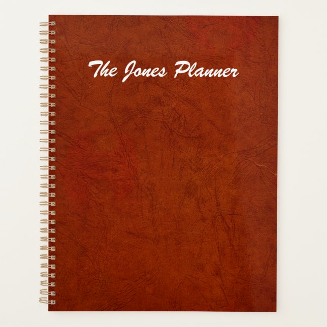 Agenda Fondo texturizado del resumen rojo rico (Anverso)