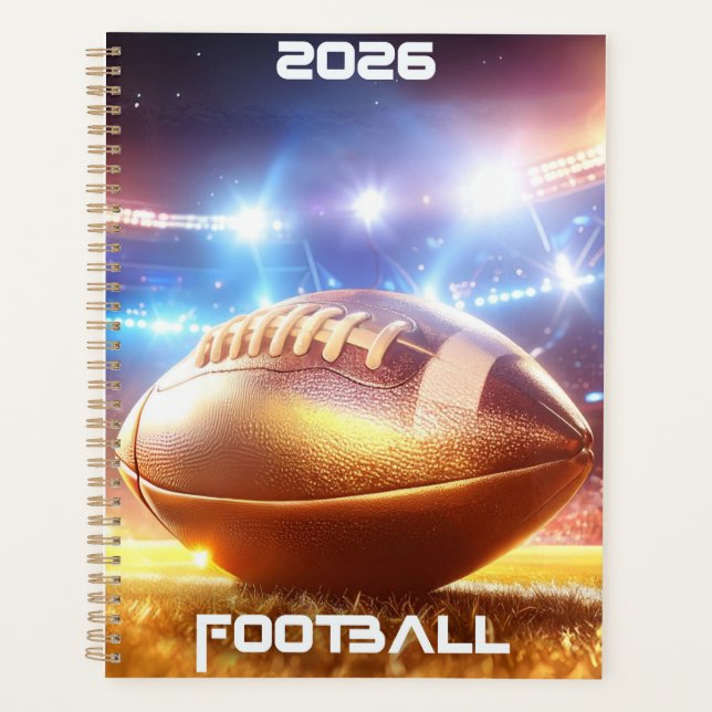 Agenda FOOTBALL Planner 2026 (Anverso)
